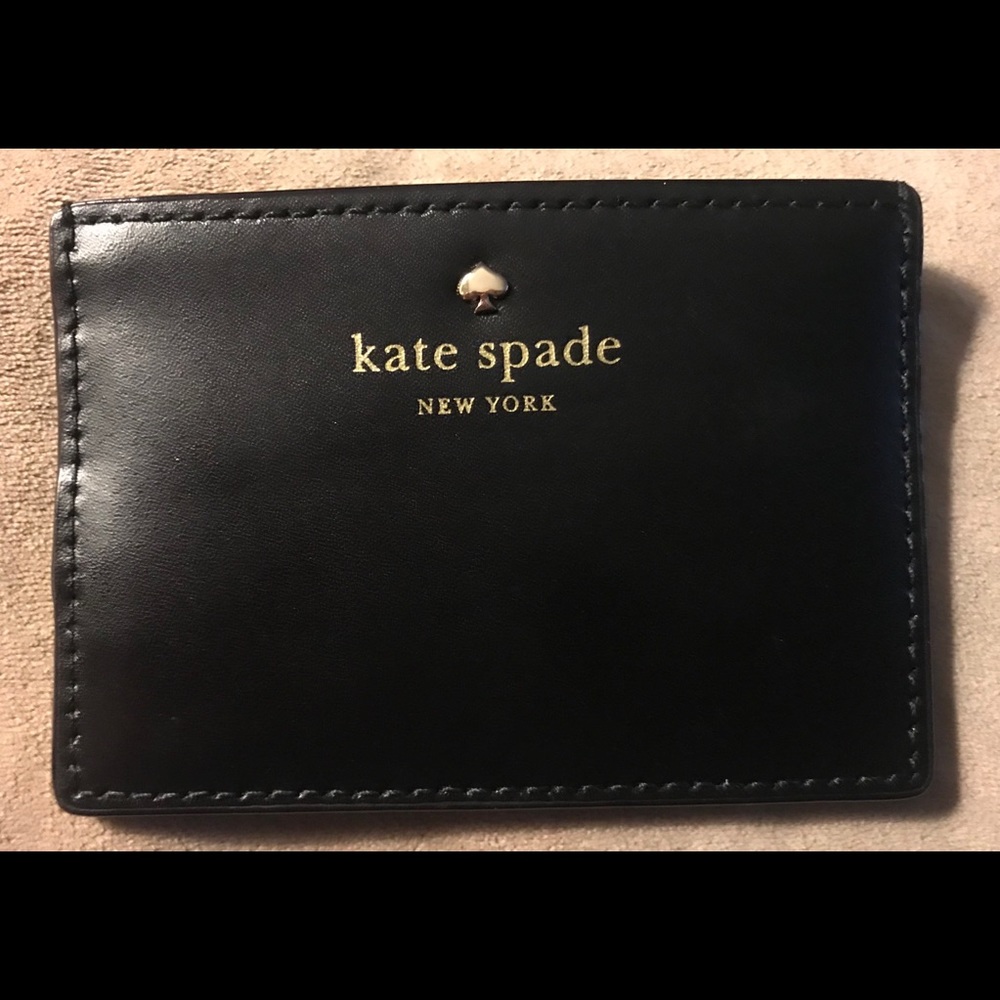 Kate Spade black cardholder like brand new